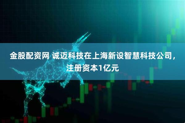 金股配资网 诚迈科技在上海新设智慧科技公司，注册资本1亿元