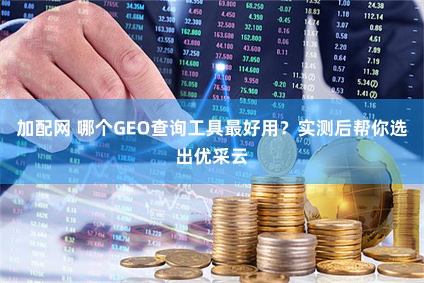 加配网 哪个GEO查询工具最好用？实测后帮你选出优采云
